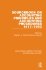 Image for Sourcebook on Accounting Principles and Accounting Procedures, 1917-1953