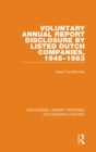 Image for Voluntary Annual Report Disclosure by Listed Dutch Companies, 1945-1983