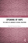 Image for Speaking of Rape