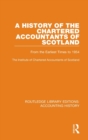 Image for A History of the Chartered Accountants of Scotland