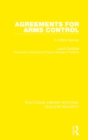 Image for Agreements for arms control  : a critical survey