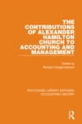 Image for The Contributions of Alexander Hamilton Church to Accounting and Management