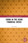 Image for China in the Asian Financial Crisis