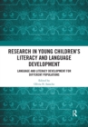 Image for Research in young children&#39;s literacy and language development  : language and literacy development for different populations