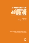 Image for A History of Canadian Accounting Thought and Practice