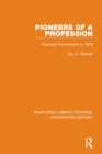 Image for Pioneers of a profession  : chartered accountants to 1879