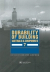 Image for Durability of building materials and components 7  : proceedings of the seventh international conference
