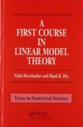 Image for A First Course in Linear Model Theory