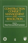 Image for Construction Conflict Management and Resolution