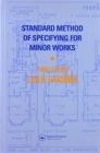 Image for Standard Method of Specifying for Minor Works
