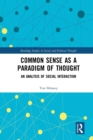 Image for Common Sense as a Paradigm of Thought