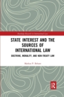 Image for State Interest and the Sources of International Law