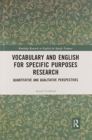 Image for Vocabulary and English for Specific Purposes Research
