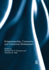 Image for Entrepreneurship, community, and community development