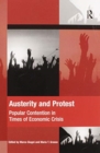 Image for Austerity and Protest : Popular Contention in Times of Economic Crisis
