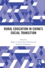 Image for Rural Education in China’s Social Transition