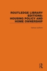 Image for Routledge Library Editions: Housing Policy &amp; Home Ownership