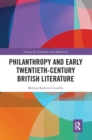 Image for Philanthropy and Early Twentieth-Century British Literature