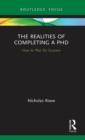 Image for The Realities of Completing a PhD