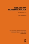 Image for Essays on housing policy  : the British scene