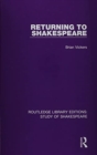 Image for Returning to Shakespeare
