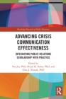 Image for Advancing crisis communication effectiveness  : integrating public relations scholarship with practice