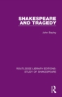 Image for Shakespeare and Tragedy