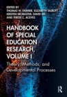 Image for Handbook of special education researchVolume I,: Theory, methods, and developmental processes