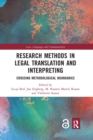 Image for Research Methods in Legal Translation and Interpreting