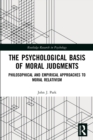 Image for The Psychological Basis of Moral Judgments