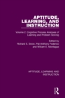 Image for Aptitude, learning, and instructionVolume 2,: Cognitive process analyses of learning and problem solving