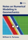 Image for Notes on Numerical Modeling in Geomechanics