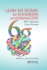 Image for Lean Six Sigma for Engineers and Managers