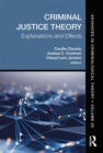 Image for Criminal justice theory  : explanation and effects