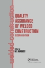 Image for Quality Assurance of Welded Construction