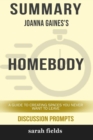 Image for Summary : Joanna Gaines&#39; Homebody: A Guide to Creating Spaces You Never Want to Leave (Discussion Prompts)