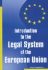 Image for Introduction to the Legal System of the European Union