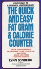 Image for The Quick and Easy Fat Gram &amp; Calorie Counter