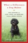 Image for What a difference a dog makes: big lessons on life, love, and healing from a small pooch