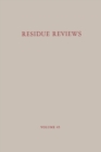 Image for Residue Reviews : Residues of Pesticides and Other Contaminants in the Total Environment