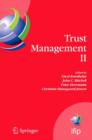 Image for Trust Management II : Proceedings of IFIPTM 2008: Joint iTrust and PST Conferences on Privacy, Trust Management and Security, June 18-20, 2008, Trondheim, Norway
