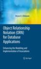 Image for Object relationship notation (ORN) for database applications: enhancing the modeling and implementation of associations