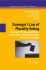 Image for Duverger&#39;s law of plurality voting  : the logic of party  ompetition in Canada, India, the United Kingdom and the United States