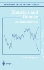 Image for Statistics and finance  : an introduction