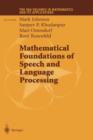Image for Mathematical Foundations of Speech and Language Processing