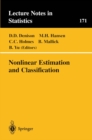 Image for Nonlinear Estimation and Classification