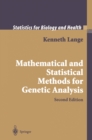 Image for Mathematical and statistical methods for genetic analysis