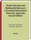 Image for Model selection and multimodel inference: a practical information-theoretic approach