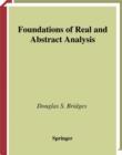 Image for Foundations Of Real And Abstract Analysis.