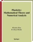 Image for Plasticity: Mathematical Theory and Numerical Analysis